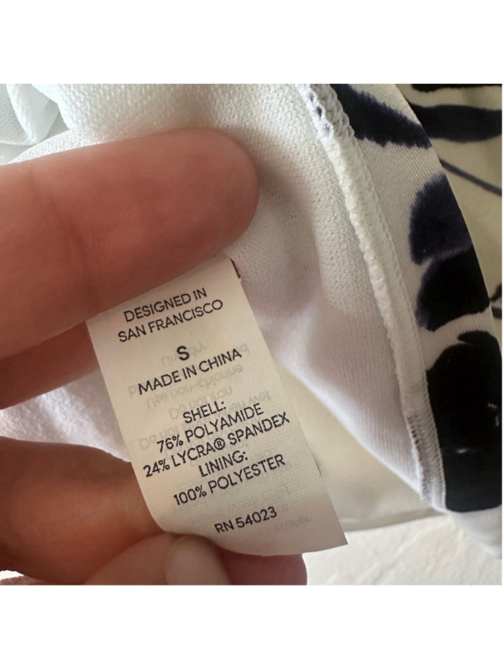 Athleta Floral Corset Tankini Swim Top Size S Ivory Purple Open Back - Picture 6 of 8